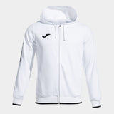 JOMA FELPA OLIMPIADA FULL ZIP HOODIE UOMO Bianco/Grigio