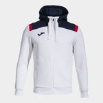 JOMA FELPA TOLEDO FULL ZIP HOODIE UOMO Rosso/Blu/Nero/Bianco