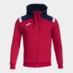 JOMA FELPA TOLEDO FULL ZIP HOODIE UOMO Rosso/Blu/Nero/Bianco