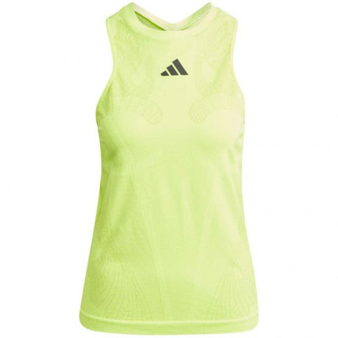 ADIDAS CANOTTA PADEL AEROREADY PRO SEAMLESS GIALLO FLUO