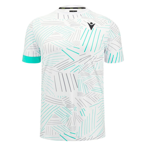 MACRON T SHIRT JUAN UOMO BIANCO/VERDE ACQUA