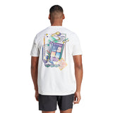 ADIDAS T-SHIRT GRAPHIC TEE BIANCO UOMO