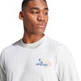 ADIDAS T-SHIRT GRAPHIC TEE BIANCO UOMO