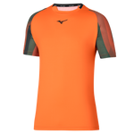 MIZUNO T-SHIRT RELEASE SHADOW TEE UOMO ARANCIO