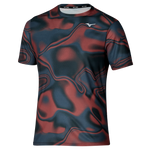 MIZUNO T-SHIRT CORE GRAPHIC TEE UOMO ROSSO