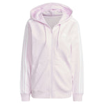 ADIDAS FELPA CON CAPPUCCIO ESSENTIALS 3-STRIPES FRENCH TERRY REGULAR FULL-ZIP DONNA ROSA