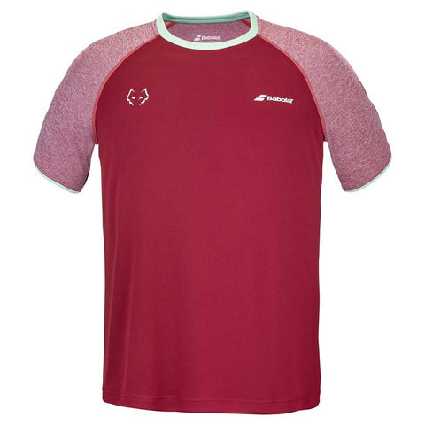 BABOLAT T SHIRT CREW JUAN LEBRON ROSSO