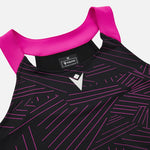 MACRON VESTITO TAMARA DONNA NERO/FUCSIA