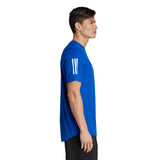 ADIDAS T-SHIRT PADEL CLUB 3 STRIPES BLU ROYAL