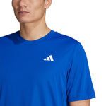 ADIDAS T-SHIRT PADEL CLUB 3 STRIPES BLU ROYAL