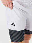 ADIDAS SET PANTALONCINI DA TENNIS HEAT.RDY E PANTALONCINI INTERNI Bianco