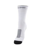 FLOKY CALZA RUN-UP MEDIUM BIO-MECCANICA Bianco/Nero