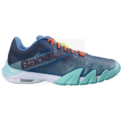 BABOLAT JET PREMURA 2 UOMO SCARPA PADEL VERDE ELETTRICO/ARANCIO