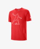 WILSON T-SHIRT TECNICA BELA JUNIOR ROSSA