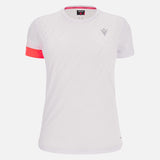 MACRON T SHIRT HATTIE DONNA BIANCO/CORALLO