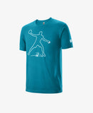 WILSON T-SHIRT TECNICA BELA JUNIOR BLU