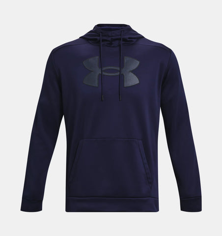 UNDER ARMOUR FELPA CAPPUCCIO FLEECE UOMO BLU NAVY