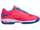 MIZUNO - WAVE EXCEED LIGHT SCARPA PADEL Pink/Royal/White