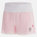 MACRON CORNELIA PANTALONCINO PADEL DONNA BIANCO/ROSA