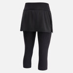 MACRON LOLLIA GONNA CON LEGGINS 3/4 DONNA NERO