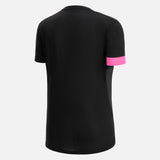 MACRON T SHIRT DOMIZIA DONNA NERO/ROSA