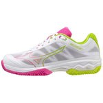 MIZUNO - WAVE EXCEED LIGHT SCARPA PADEL DONNA BIANCO/FUCSIA