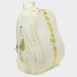 VARLION BORSA PADEL AMBASSADORS LEATHER BIANCO 26L