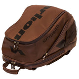 VARLION BORSA PADEL AMBASSADORS LEATHER MARRONE 26L